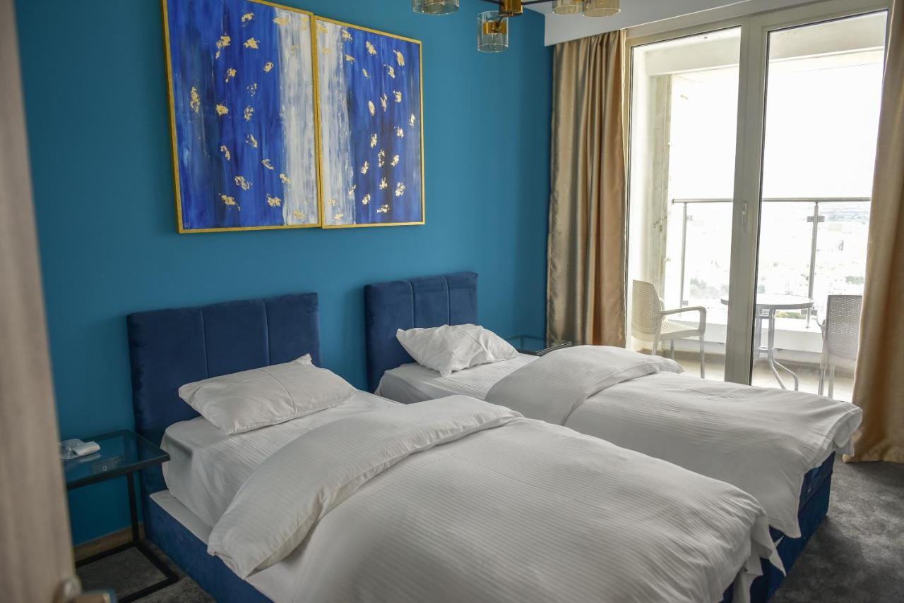 Ferienwohnung Sky Deluxe 3 Fitness & Spa Skopje Exterior foto